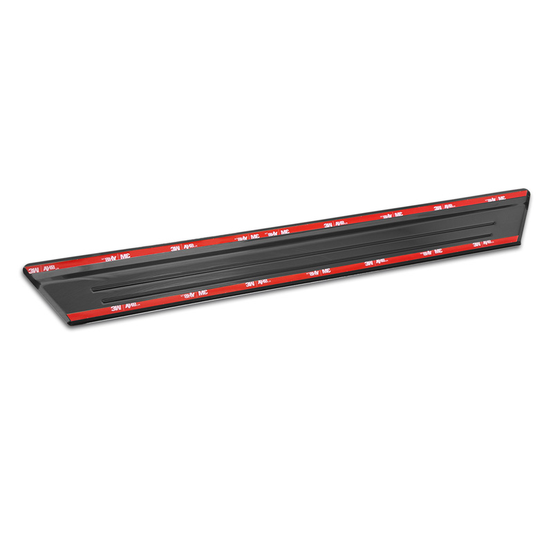Black Inox door sill protectors  Mazda CX-60 (KH) 2022- - 'Lines' - 4-pieces