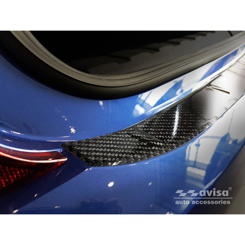 Real 3D Carbon Rear bumper protector  BMW 3-Series G20 Sedan M-Package 2019-