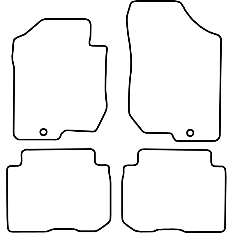 Set car mats  Kia Carens 2006-2011 (5 persons)