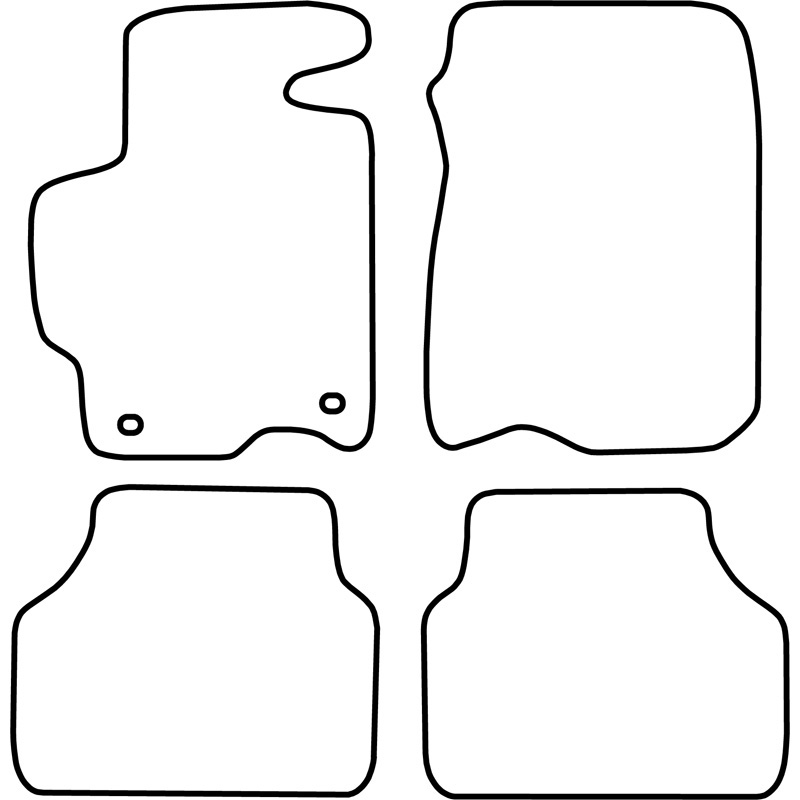 Set velour car mats  Mazda Premacy 1999-2005