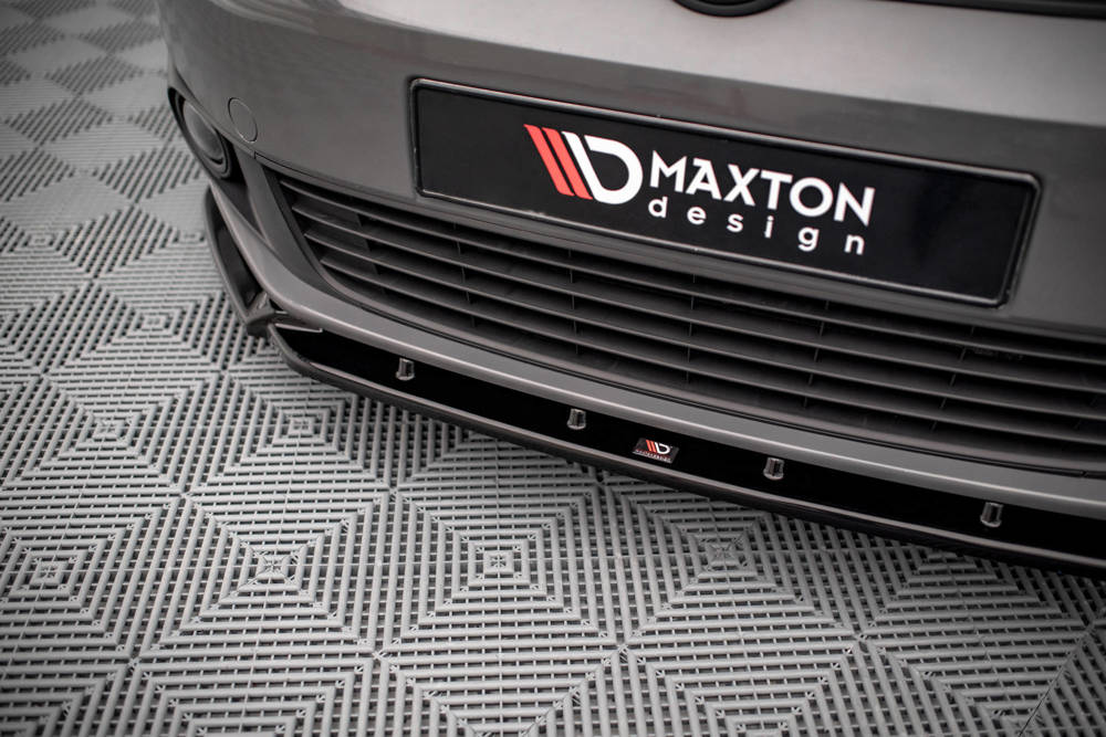 Voorspoiler passend voor VW Caddy Mk.3 FL Maxton Glans Zwart