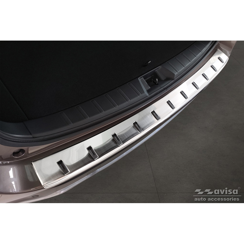 Stainless Steel Rear bumper protector  Subaru Forester (SK) 2018-2024 'STRONG EDITION'