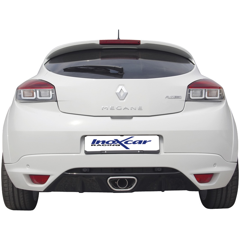 100% Inox Sport Exhaust 'Central'  Renault Megane III RS 2.0T (250HP) 2010- (Ø70mm)