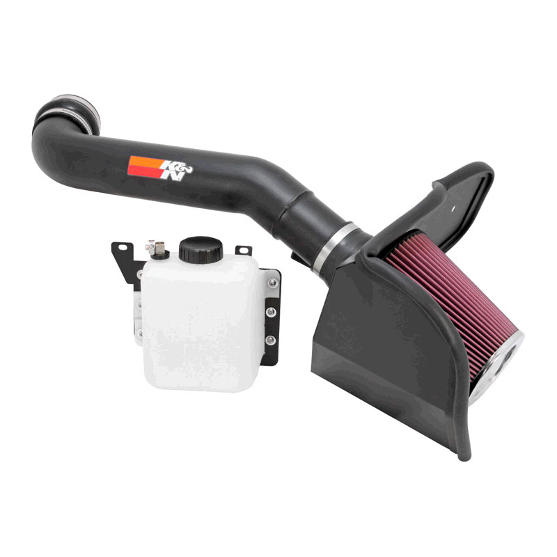 K&N High Performance Air Intake Kit  Ford F150 SVT Raptor 6.2L V8 2010-2014 - Textured Black (77-2579)