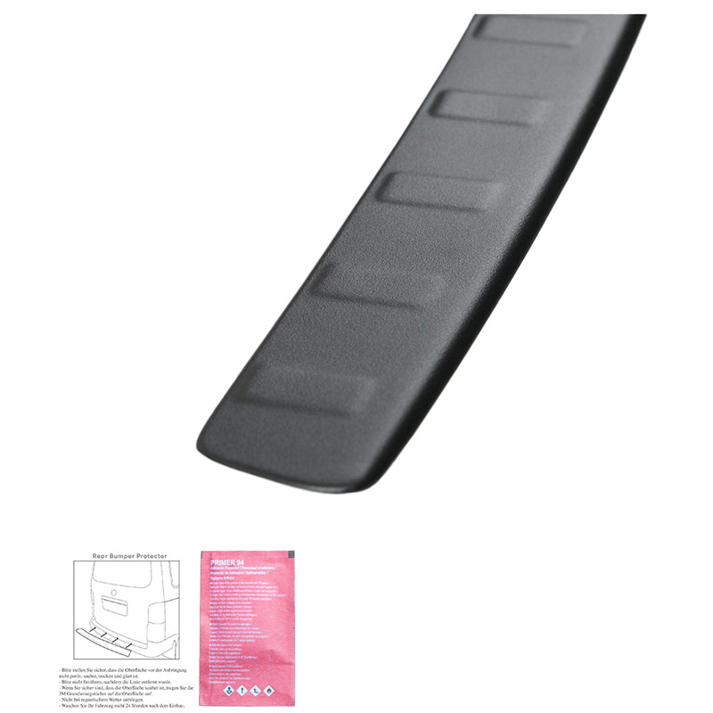 Rear Bumper Protector  Mercedes GLC X253 2015-2019 'Ribbed' - Matt black