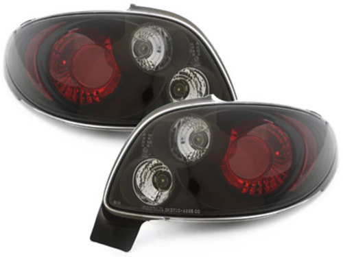 Taillights Peugeot 206 Lexus look Black