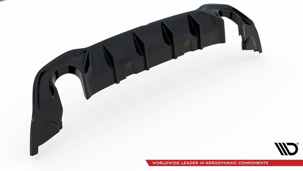 Bodykit passend voor Volkswagen Golf GTI MK8 Maxton Glanzend zwart