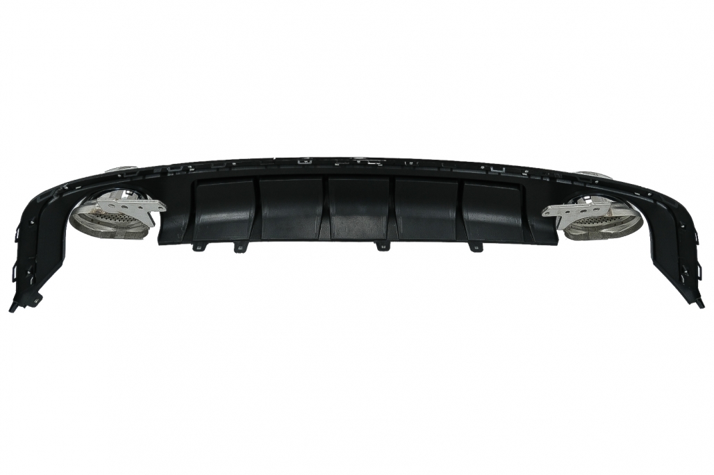 Diffuser passend voor Audi A6 S-Line C8 Zilver incl. sierstukken