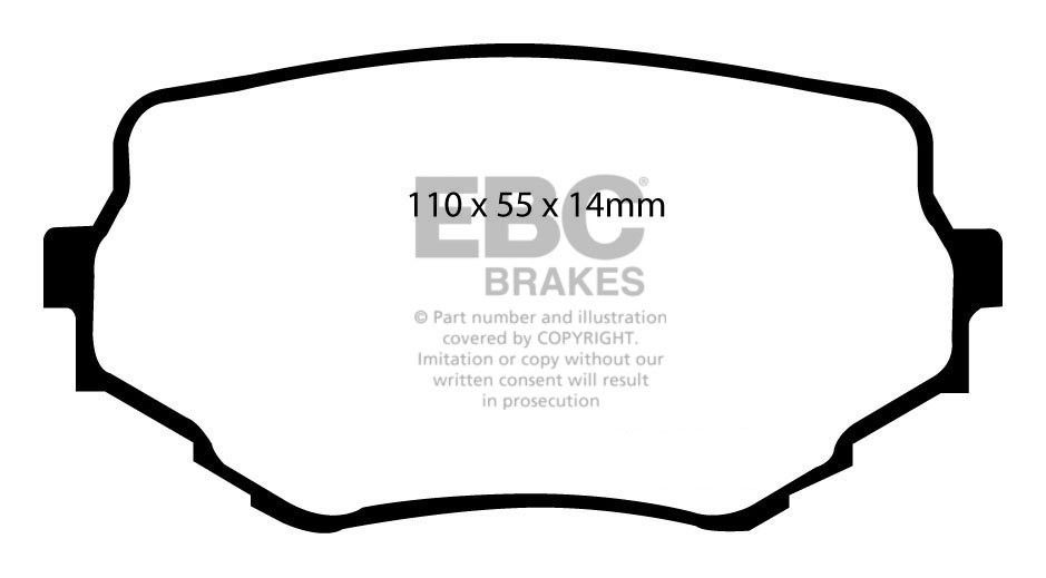EBC Brakes SUZUKI Grand Vitara 2.7 (TX92) 2001-2006 Remblokken v