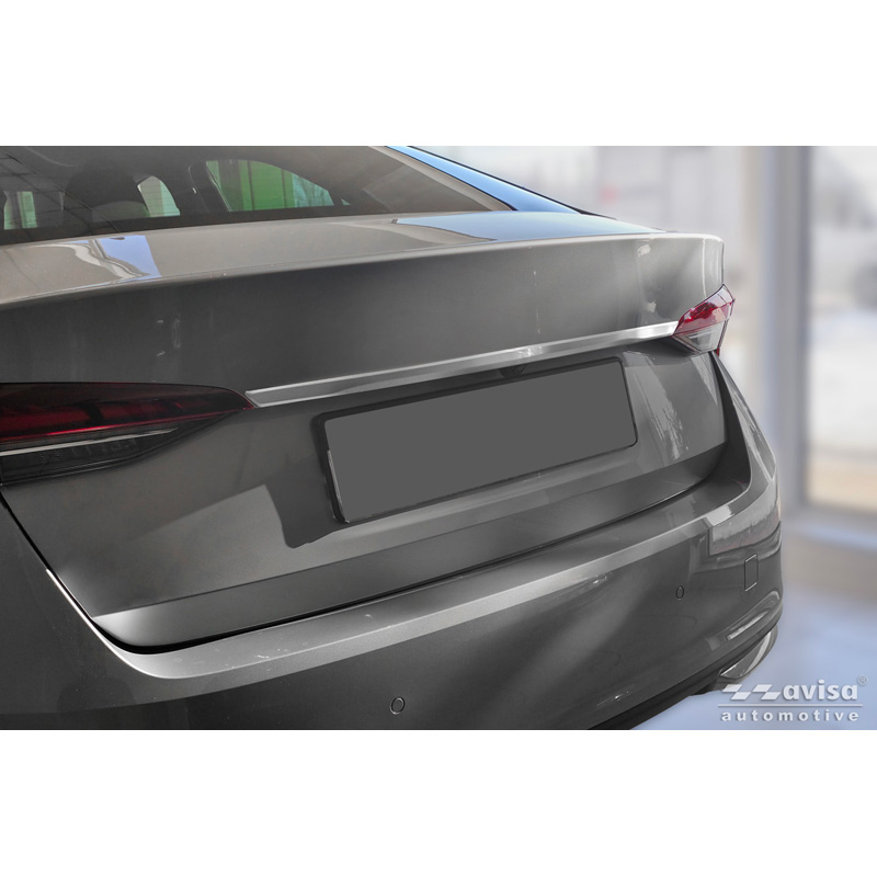 Avisa Brushed Stainless Steel Trunk Tailgate Trim Cover  Skoda Octavia IV Liftback (NX3) 2019-2024 & Facelift 2024-