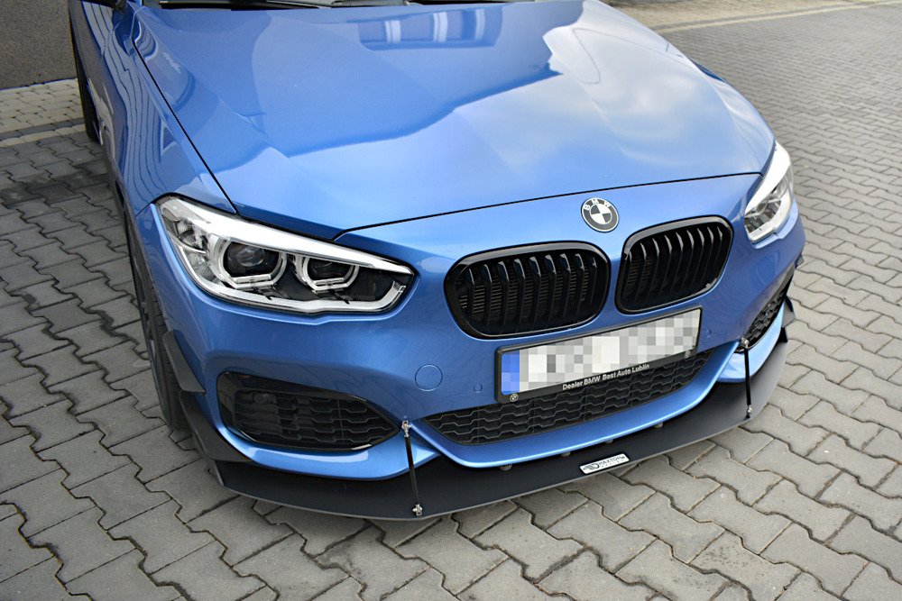 Voorspoiler Diffuser passend voor BMW 1-Serie F20/F21 Facelift M-Power V2
