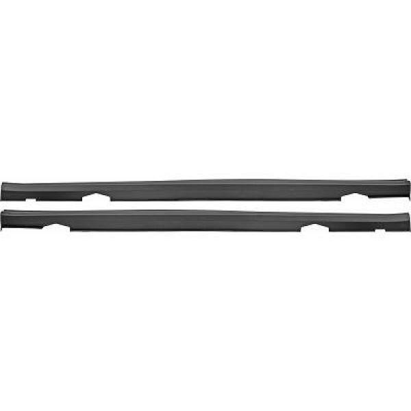 Zijskirts passend voor BMW E30 82-94 Zwart Sport Look 2