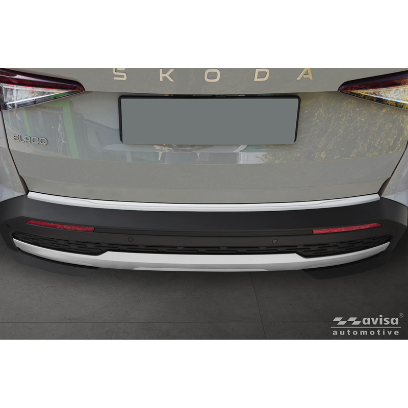 Avisa Stainless Steel Rear Bumper Protector  Skoda Elroq 2024- - Soft Silver