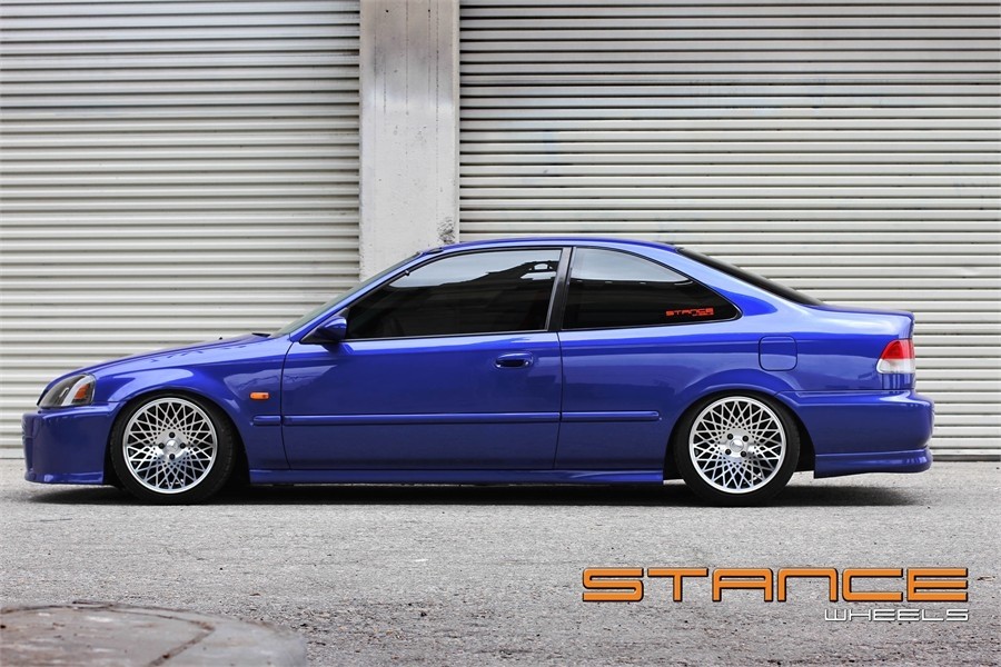 Stance Encore Black Machined 4X100 8X15 ET27
