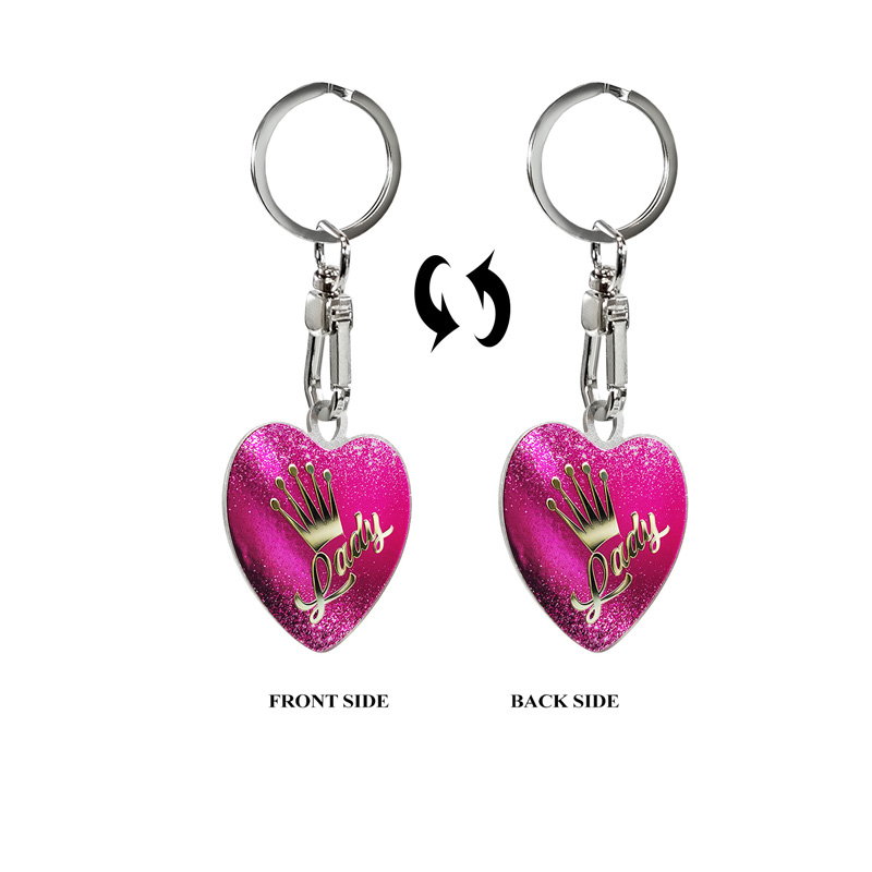 Stainless steel key chain - Lady Heart