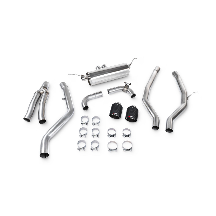 Toyota Supra A90 (Inc GR) 3.0T ROW Non-GPF Model Cat-back Carbon Ascari Scorpion