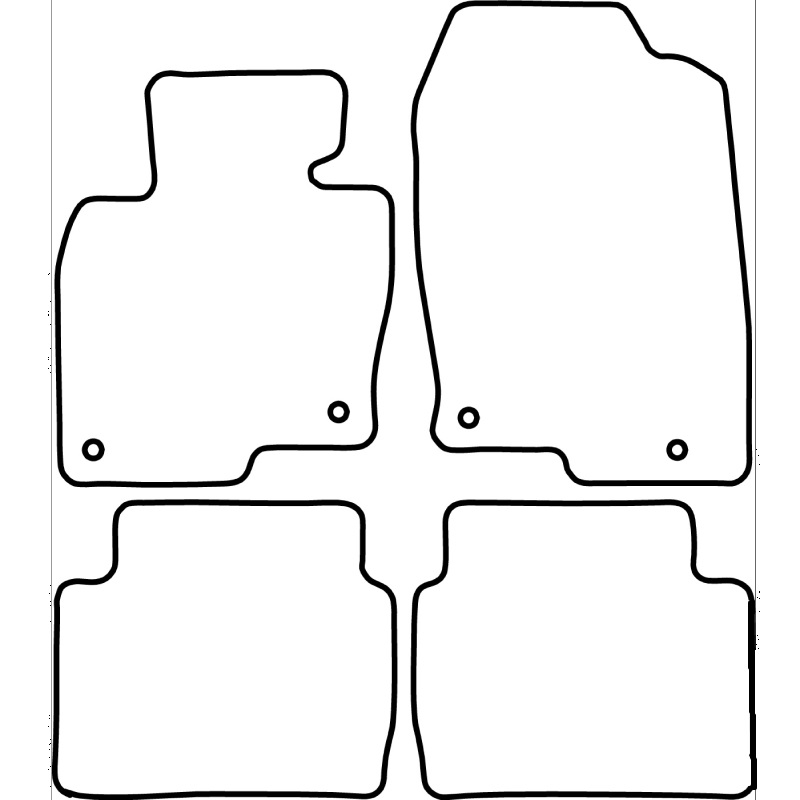 Set car mats  Mazda CX-5 2017-