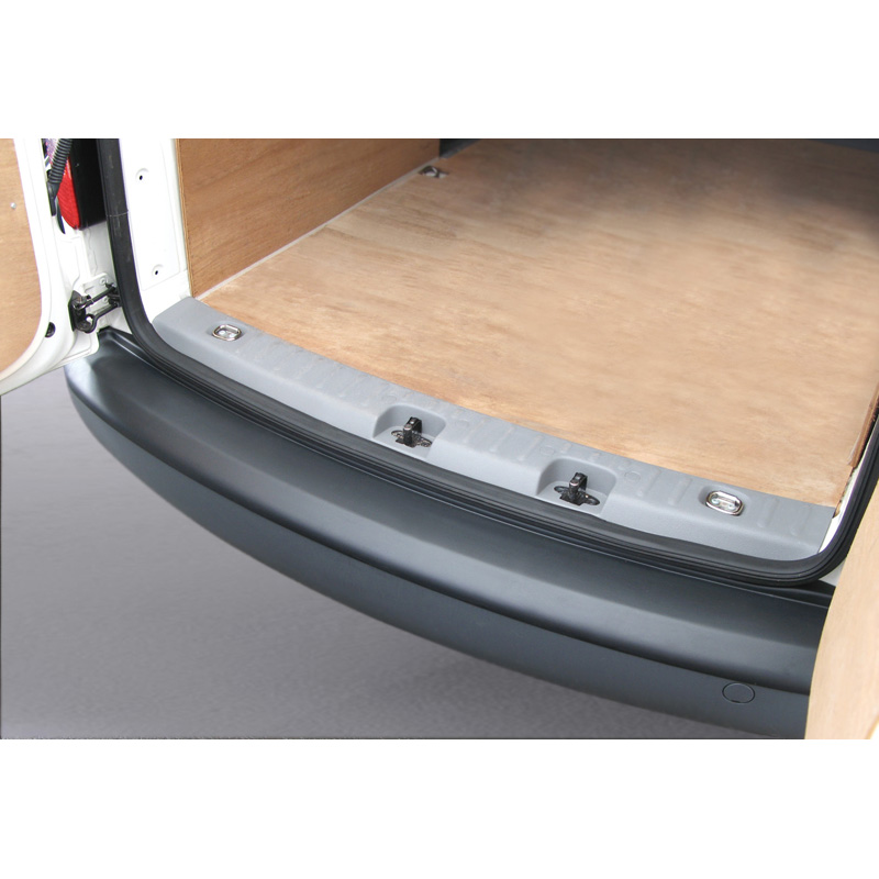 ABS Rear bumper protector  Volkswagen Caddy II 2004-2015 (for unpainted bumpers) Black
