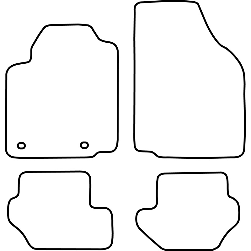 Set car mats  Ford Fiesta 1995-2002