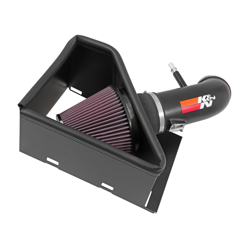 K&N High Performance Air Intake Kit  Dodge Ram 2500/3500 6.4L V8 2014-2018 - Textured Black (77-1568KTK)