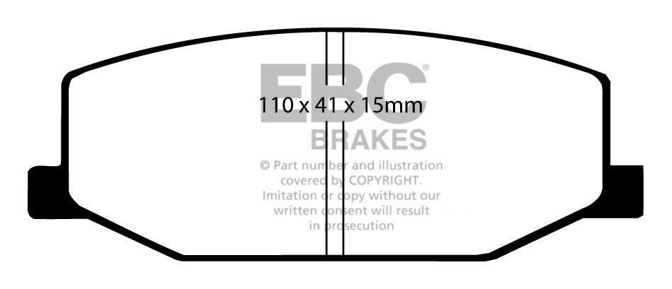 EBC Brakes SUZUKI Jimny 1.5 TD 2004-2005 Remblokken voorzijde gr