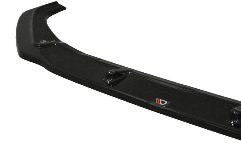 Voorspoiler passend voor Audi S4 / A4 S-Line B9 V.2 Glanzend Zwart