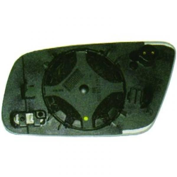 Spiegelglas links AUDI A6, 99-04 met VERWARMING; ASFERISCH.GLAS