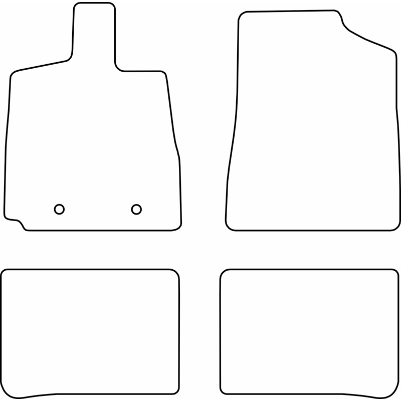 Set velour car mats  BYD HAN EV 2022-