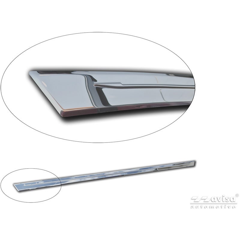 Avisa Chrome Stainless Steel Trunk Tailgate Trim Cover  Opel Frontera 2024-