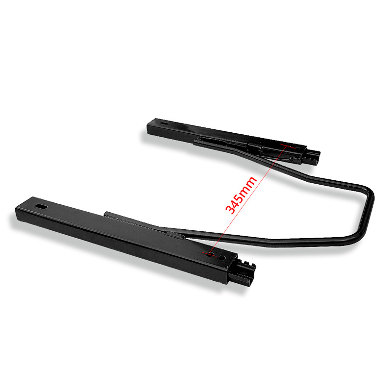 Set universal seat slides for 1 sport seat with front adjustment (Width 345mm)