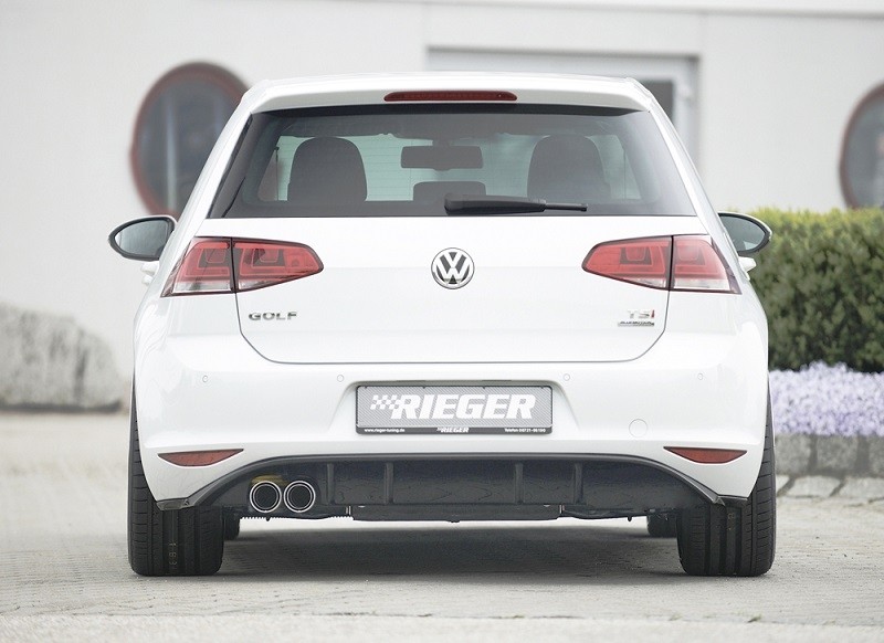 Achteraanzet Glossy Black Rieger VW Golf VII