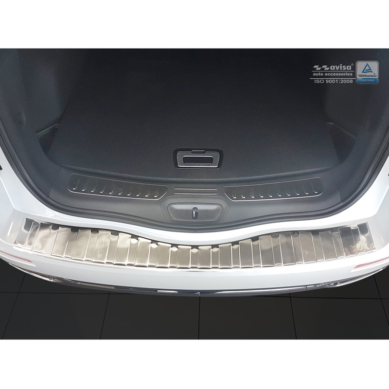 Stainless Steel Rear bumper protector  Renault Koleos II 8/2016- 'Ribs'