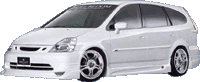 Sideskirts Honda Stream JP-Style PU