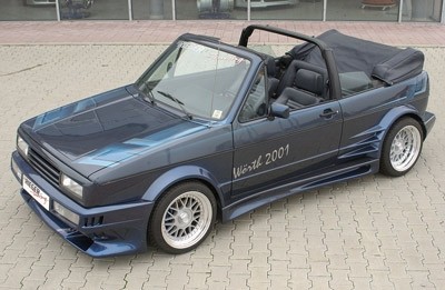 Rearvenders wideversion l VW Golf I Polyester Rieger