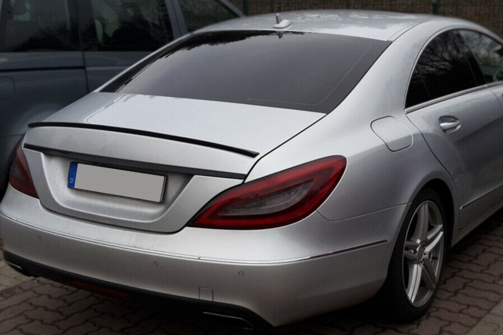 Spoiler passend voor Mercedes CLS Class W218 (2010-2018) Limousine Glans Zwart