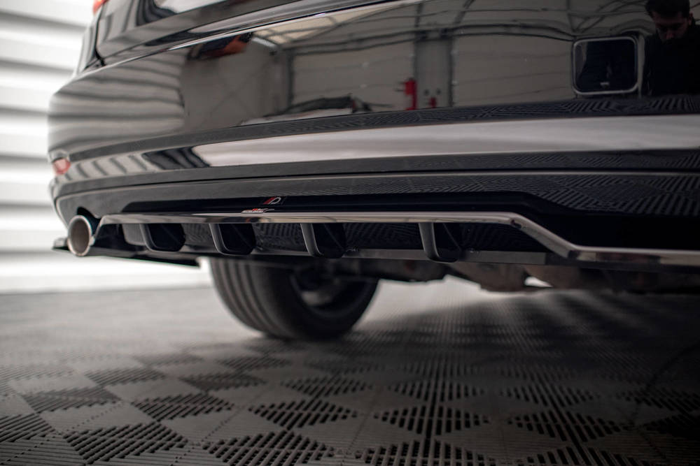 Diffuser passend voor BMW 3 Serie GT F34 Maxton Glans Zwart
