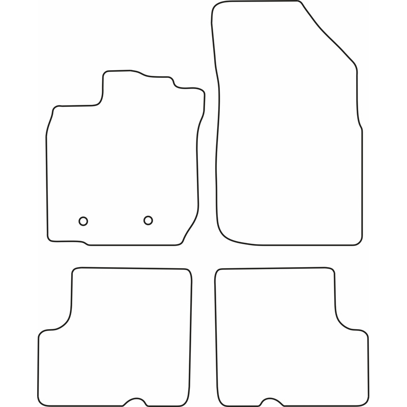 Set car mats  Dacia Duster 2014-2018