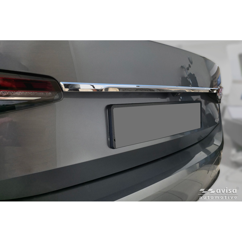 Avisa Chrome Stainless Steel Trunk Tailgate Trim Cover  Skoda Superb IV Liftback (NZ3) 2024-