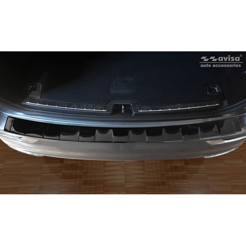 Real 3D Carbon Rear bumper protector  Volvo XC60 II 2017-2021- & FL 2021- incl. R-Design