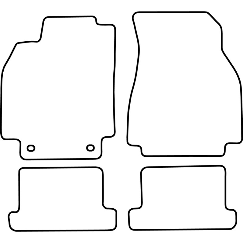 Set car mats  Renault Megane CC 2003-