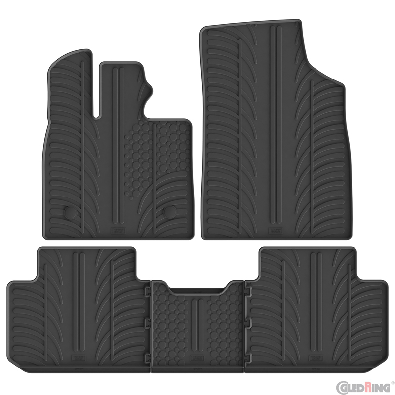 Gledring Rubber car mats set  BYD Seal U (EV) & Seal U DM-i (PHEV) 2024- (T profile 5-pieces)