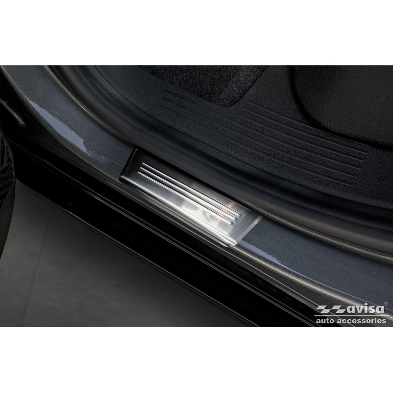 Inox door sill protectors  Renault Megane E-Tech 2022- - 'Special Edition' - 4-pieces