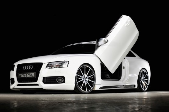 Zijskirts passend voor Audi A5 B8/B81 Sportback Rieger Carbon
