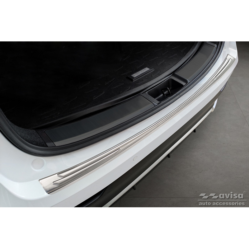 Stainless Steel Rear bumper protector  Lexus NX II 2021- 'Lines'