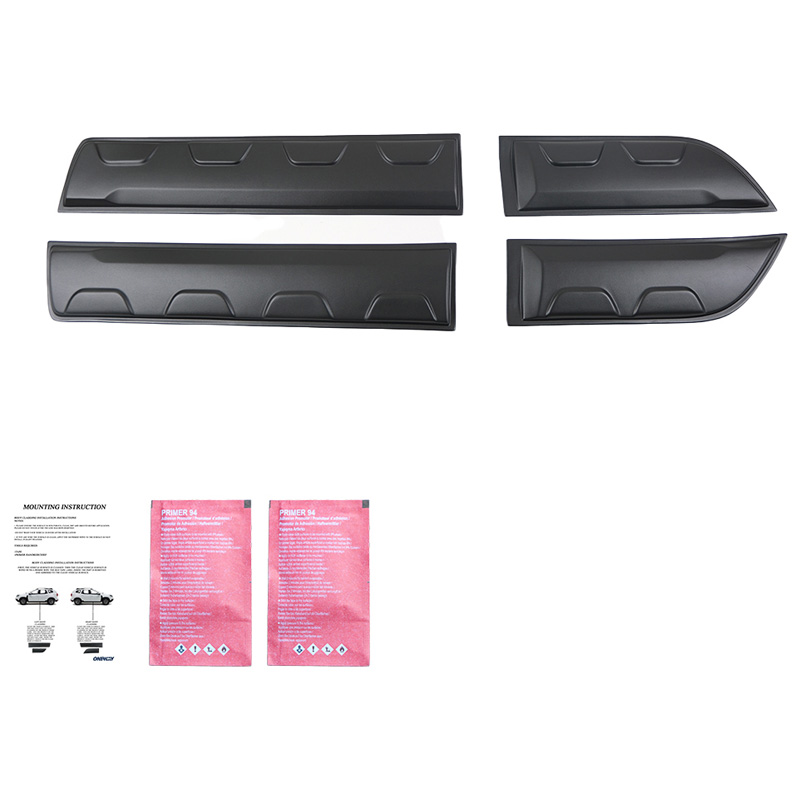 Body Cladding  Dacia Duster II 2018-2024 (Off-Road) (without Duster Marking) - Matt black