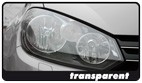 Scheinwerfer und ruckleucht folien Transparant