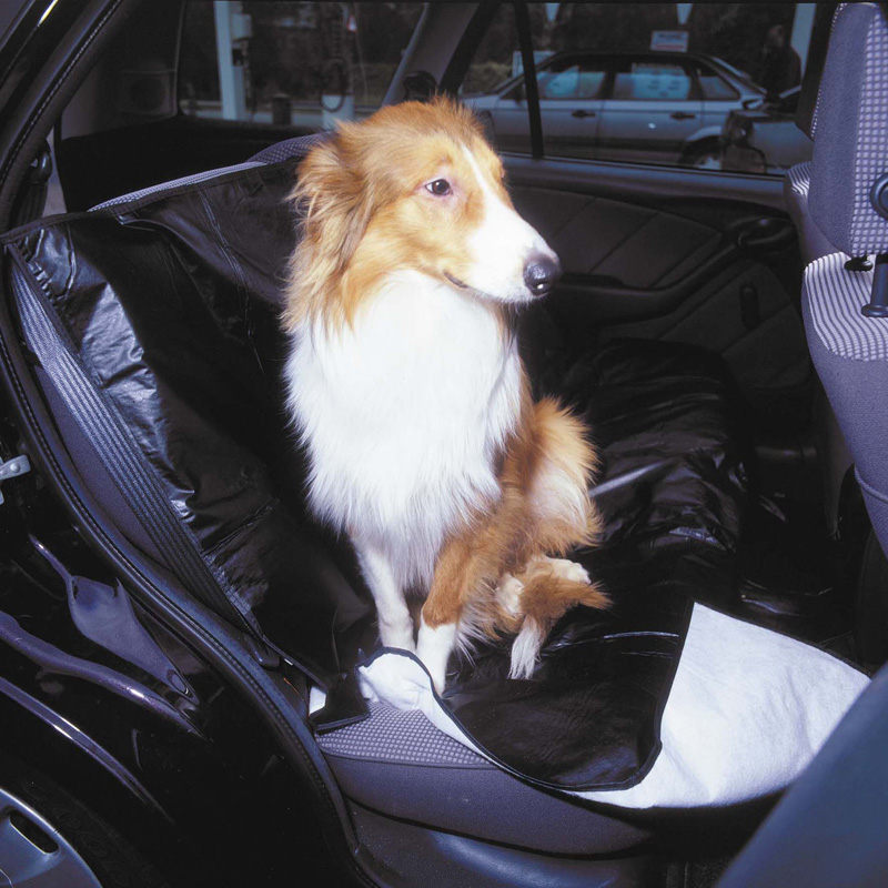 Dog/Pet blanket - black- 140x130cm