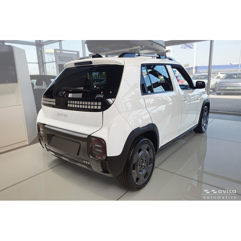 Avisa Stainless Steel Rear Bumper Protector  Hyundai Inster 2024- - Soft Silver