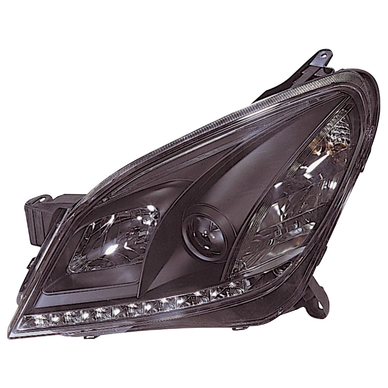 Set Headlights in DRL-Look  Opel Astra H 2004-2009 - Black