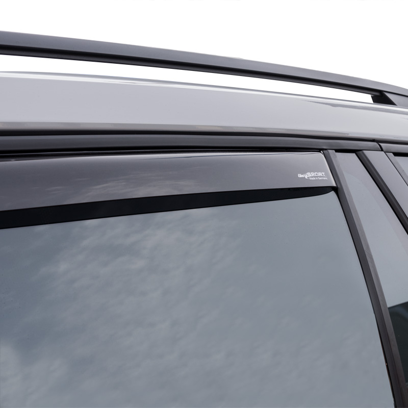 Window Visors Dark  Skoda Kodiaq 2017- (with black windowslot only)